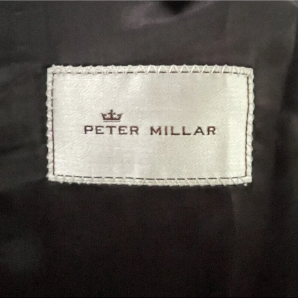 NWOT Peter Millar Sport Coat Mens 48 R Gray POW Plaid Flannel Wool Modern Canada
